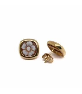 Pendientes Clásica Flores - O19S-G01