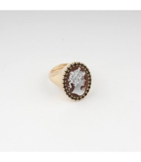 Anillo Dama con circonitas negras - A130-G04