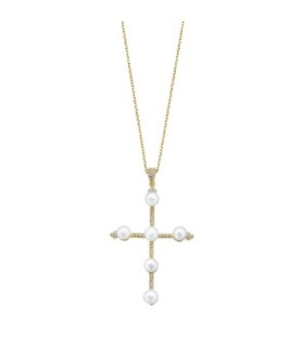 Collar Cruz Perlas - 00510277