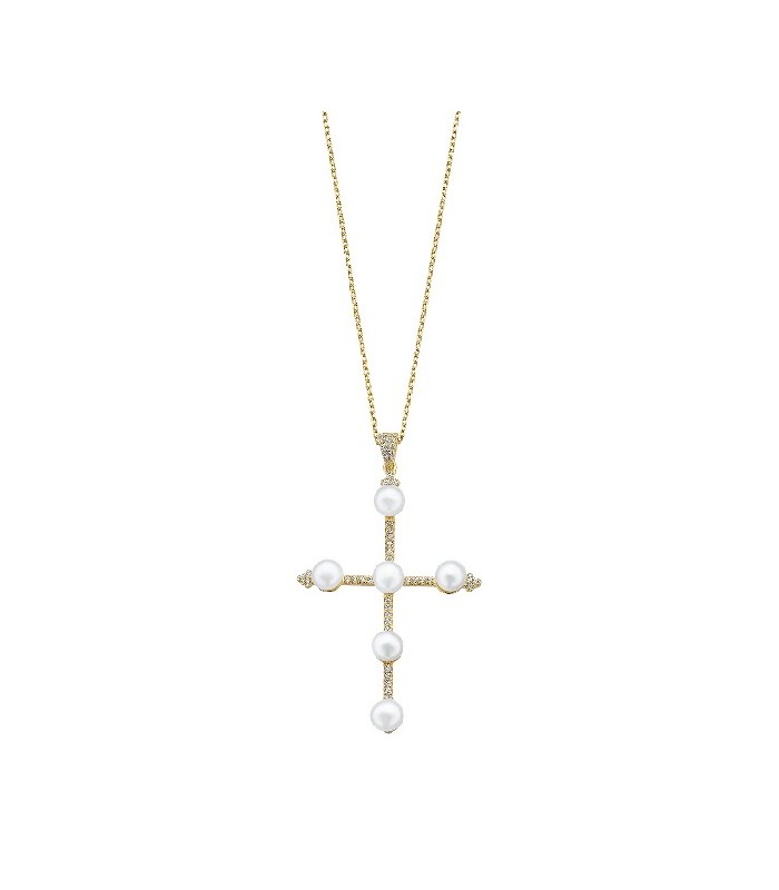 Collar Cruz Perlas - 00510277