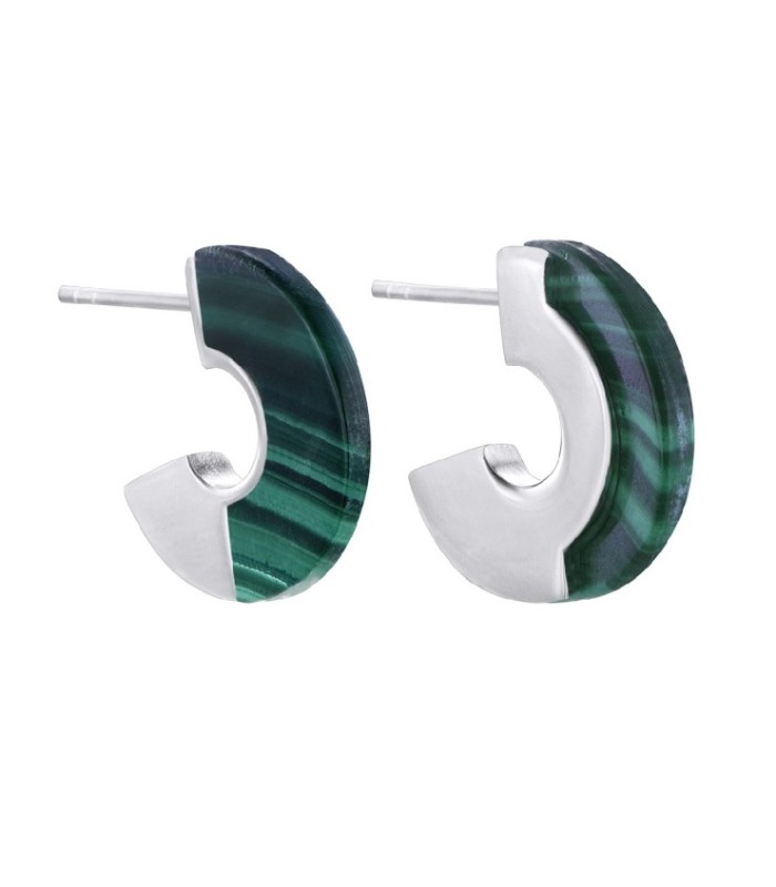 PENDIENTES MENORCA MALAQUITA - 00512947