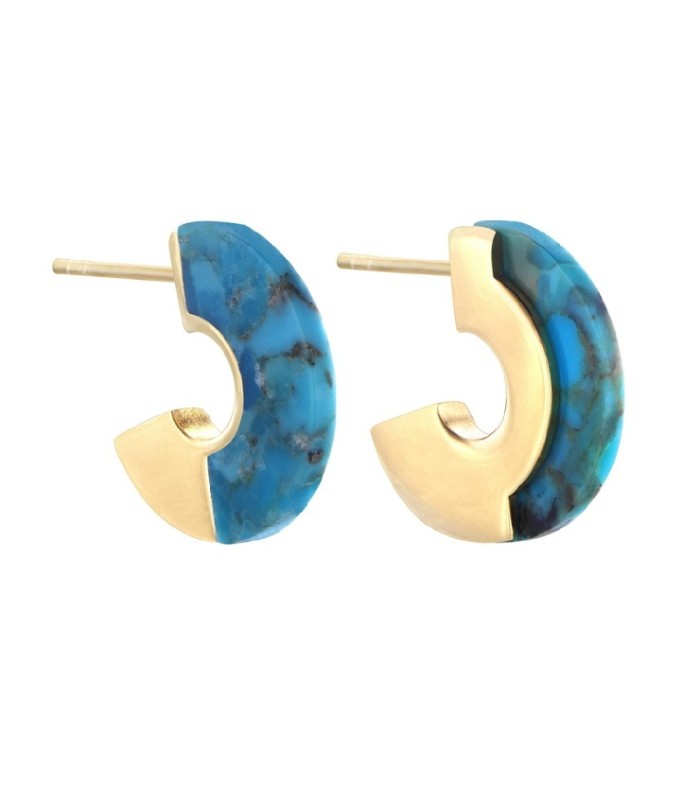 PENDIENTES MENORCA TURQUESA - 00512950