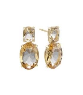 PENDIENTES THE QUEEN CITRINO - 00513885