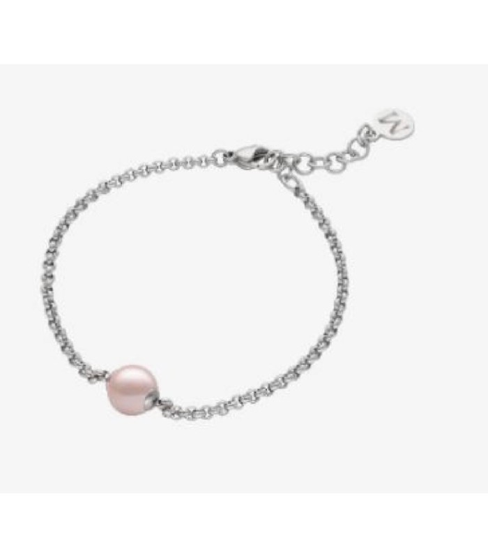 Majorica Pulsera Nuada Perla Rosa 8 mm - 15359.44.A.B16.000.1