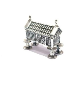 Cajita hórreo gallego | Silver 925 horreo box