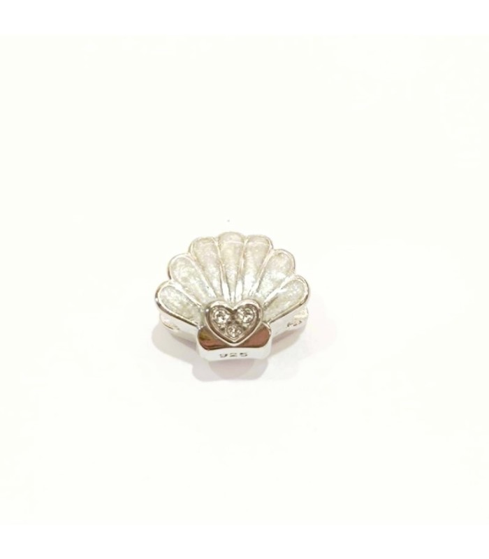 Charm Concha de Santiago con corazón | Silver 925 St. James charm