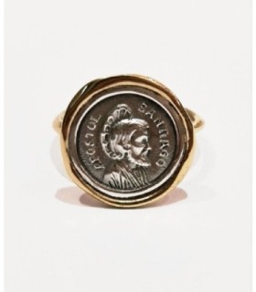 Anillo medalla del Apóstol en plata y bronce | Silver and Bronze Apostle Medal Ring