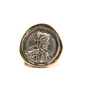 Anillo del Apóstol en plata y bronce | Silver and Bronze Apostle Ring