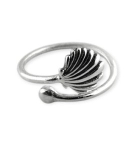 Anillo con concha de Santiago en plata | Silver Santiago Shell Ring