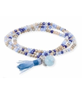PULSERA ZEN ROSA MULTI AZUL AGUA MARINA GARCIA - 90572UA
